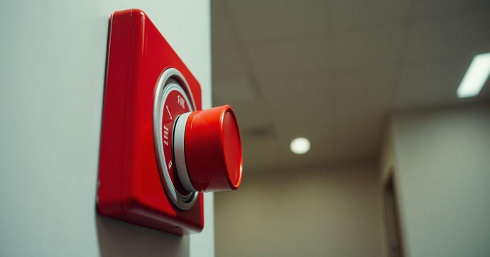 Botoeira de Acionamento do Alarme de Inc&ecirc;ndio