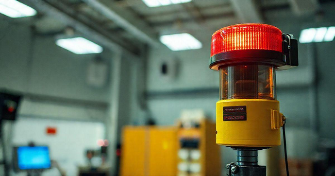 Sinalizador Sonoro e Visual: Seguran&ccedil;a em Foco