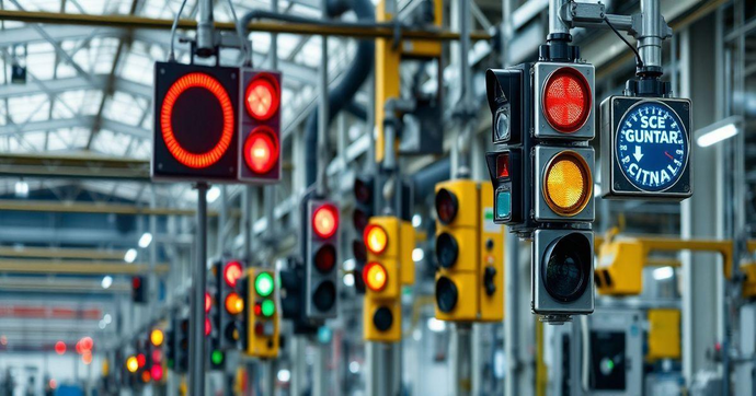 Sinalizador Visual Industrial: Seguran&ccedil;a em Alta