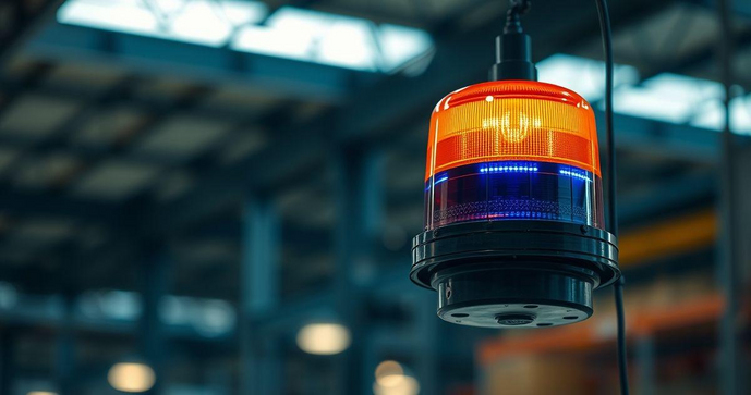 Sinalizador giroflex industrial e suas aplica&ccedil;&otilde;es em seguran&ccedil;a
